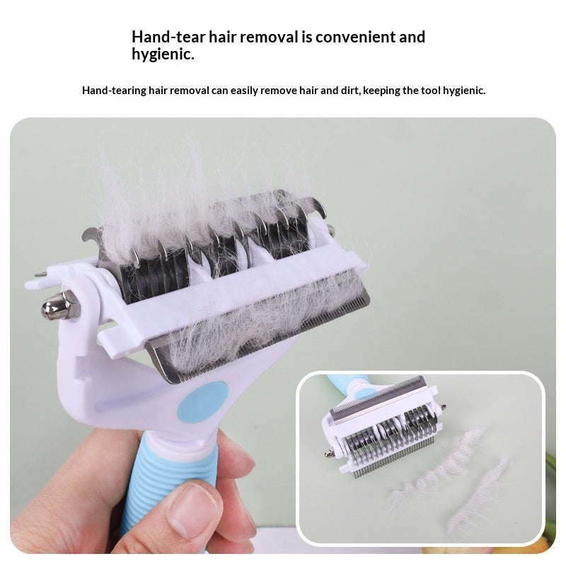 Three-in-One Pet Detangling Comb