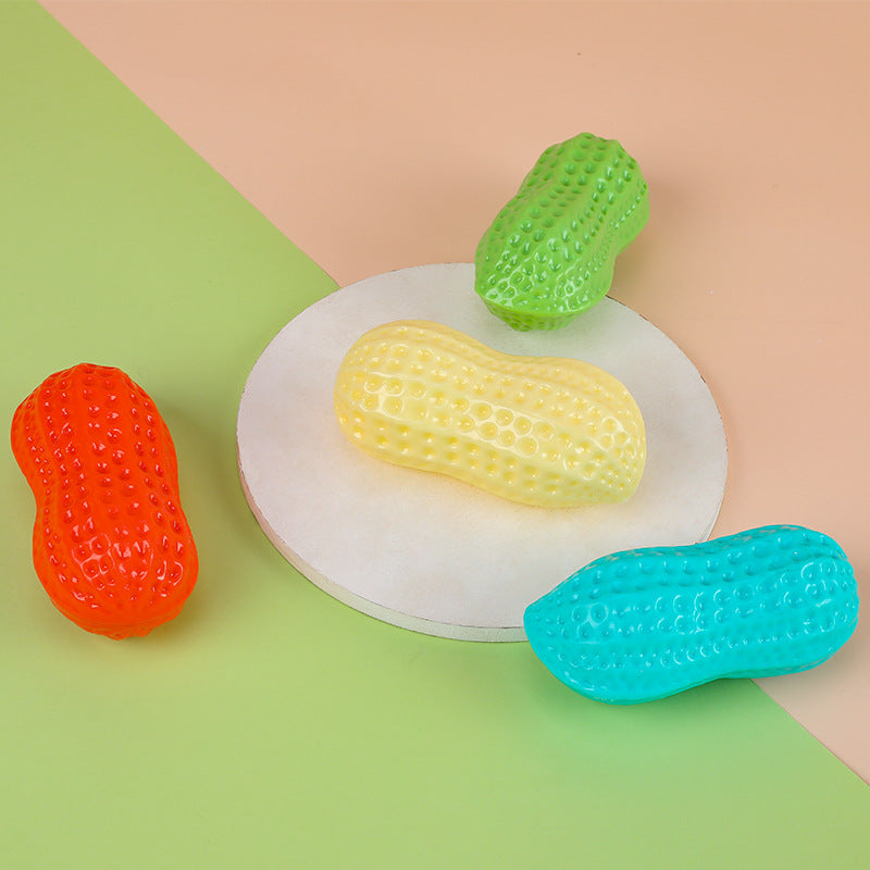 Pet Toy Tpr Peanut Bite Resistant Sound