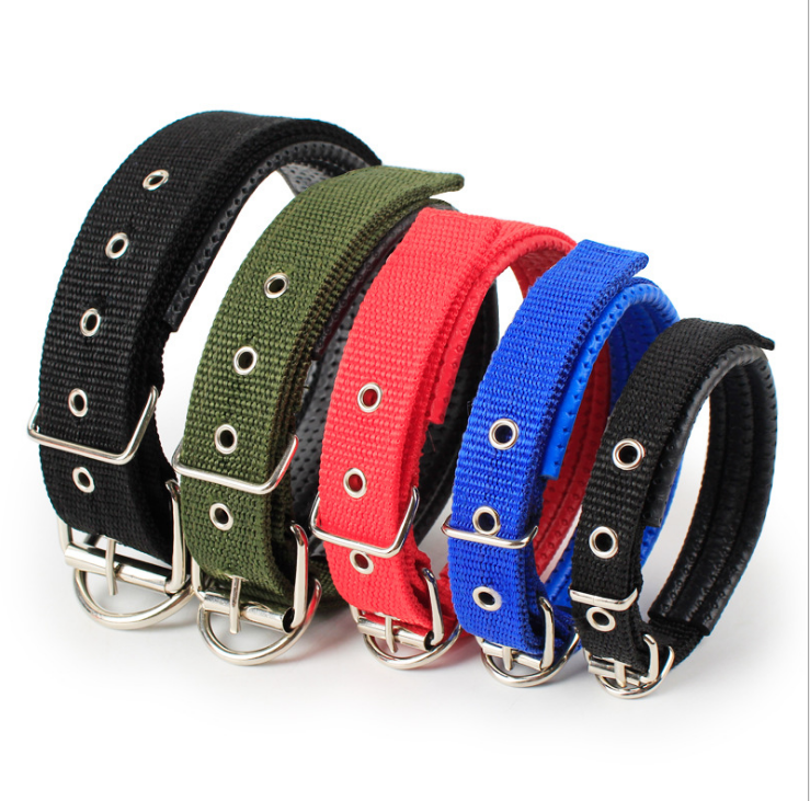 Soft Leather Lined Polypropylene Pet Collar