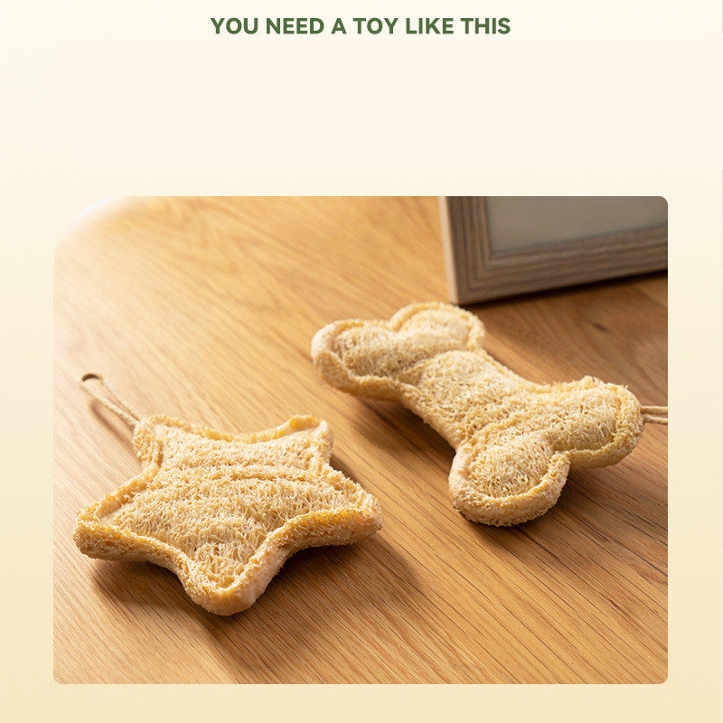 Loofah Star Bone Puppies Puppy Teeth Cleaning Wear Resistant Teeth