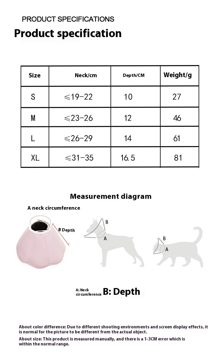 Pet Postoperative Wound Anti-Scratch Bite Anti-Licking Collar