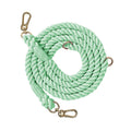 Woven Rainbow Running Dog Leash Multi-Functional Hand Holding Rope Double Head