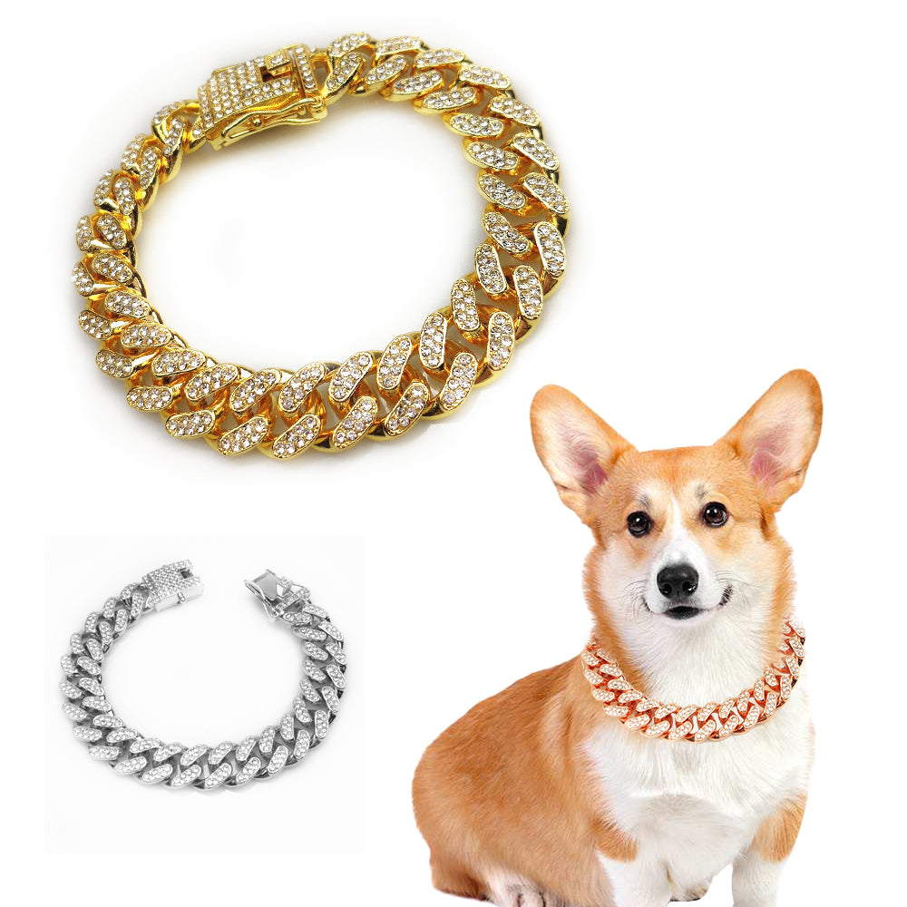 Hip Hop Alloy Pet Collar