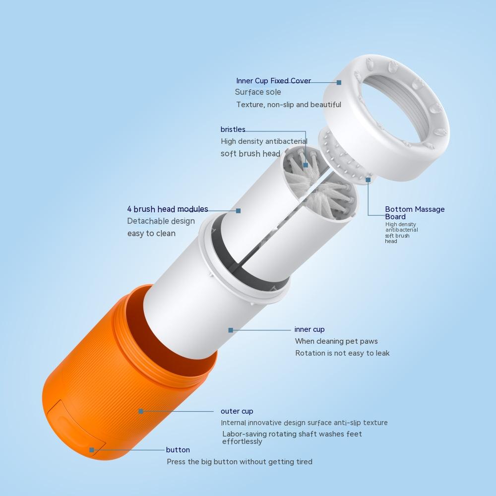 Semi-Automatic Dog Foot Washing Cup