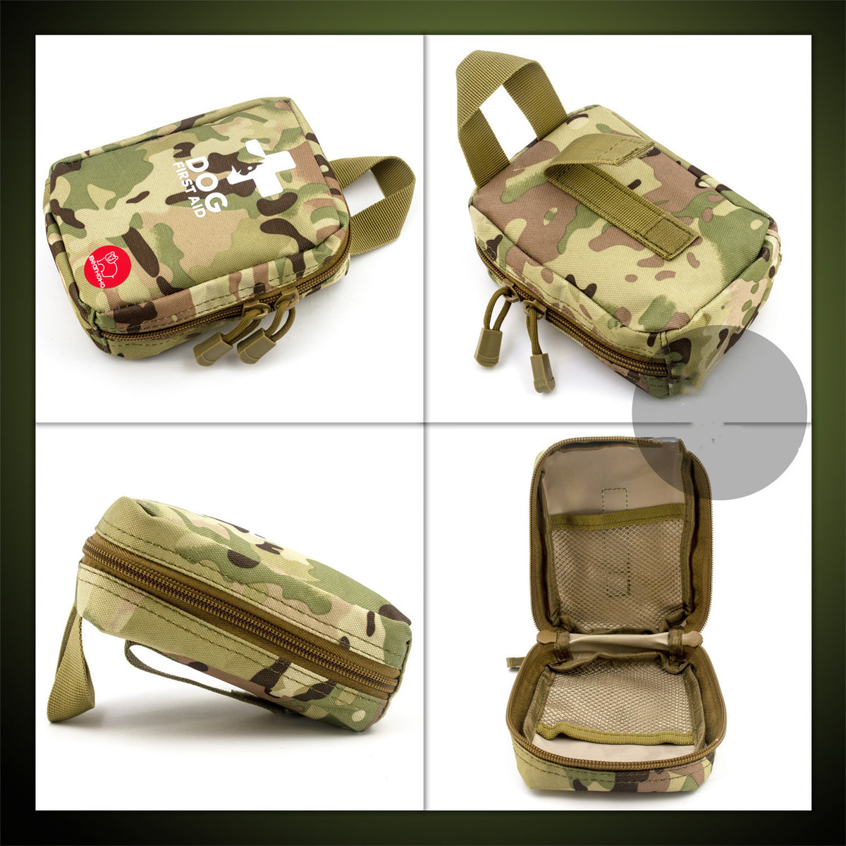 Outdoor Camouflage Multifunctional Dog First-Aid Appliance