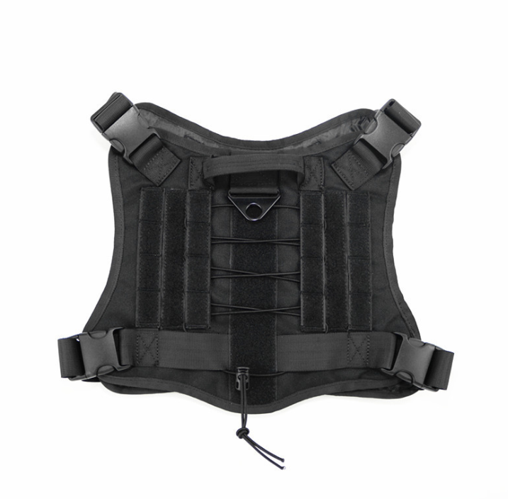 Large Tactical Dog Vest With Chest Strap