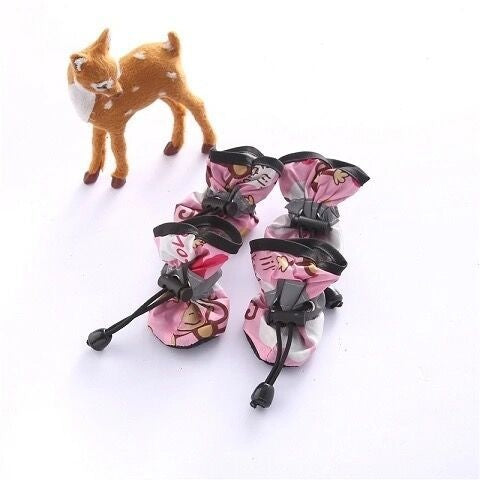 Breathable Four-Season Soft-Bottom Dog Shoes