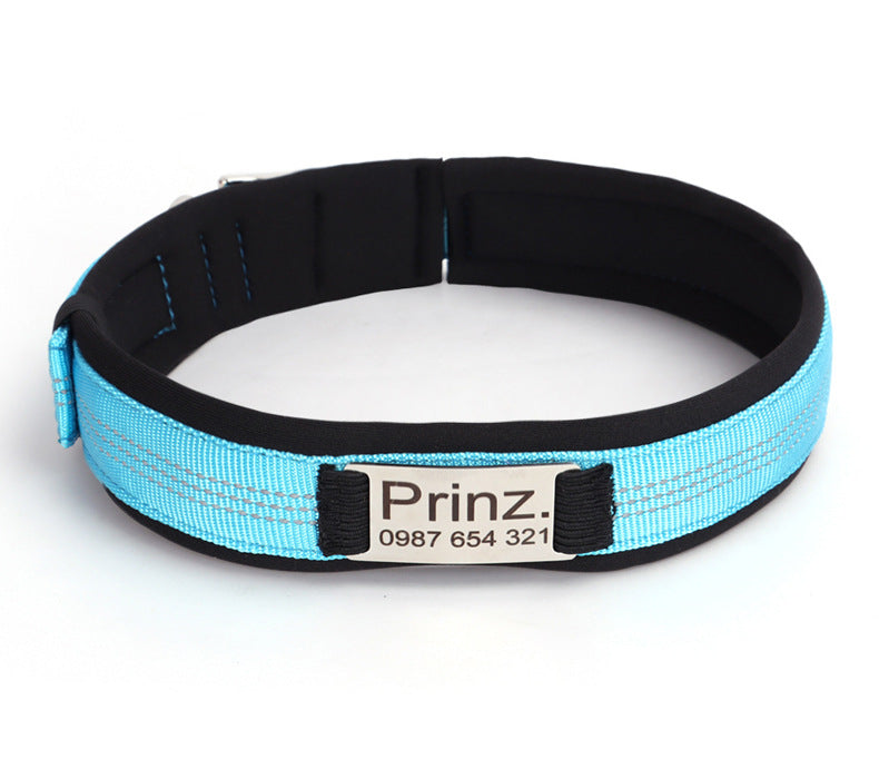 Engraved Anti-Loss Dog Collar