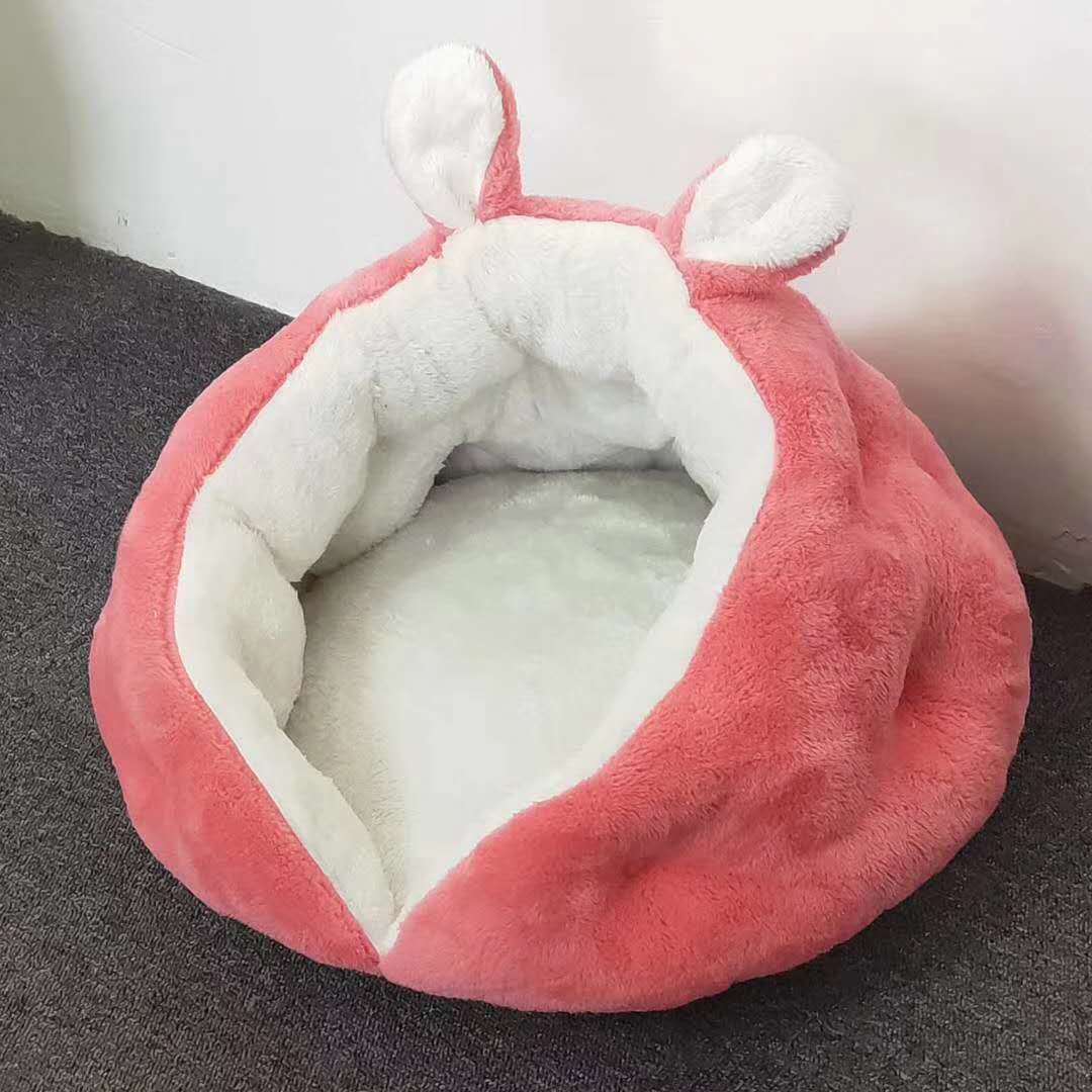 Semi-Closed Cathouse Doghouse Cartoon Nest Pet