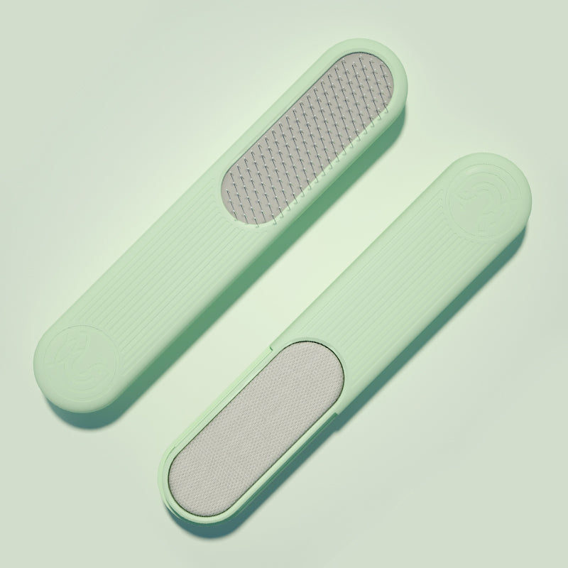 Double-Sided Hair Removal Massage Comb Cleaning Beauty Tool Combing