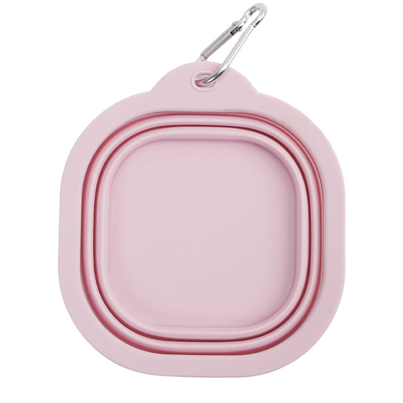 Foldable Silicone Pet Bowl For Travel