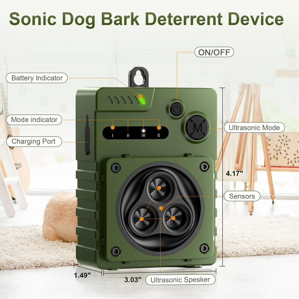 Automatic Ultrasonic Dog Bark Deterrent