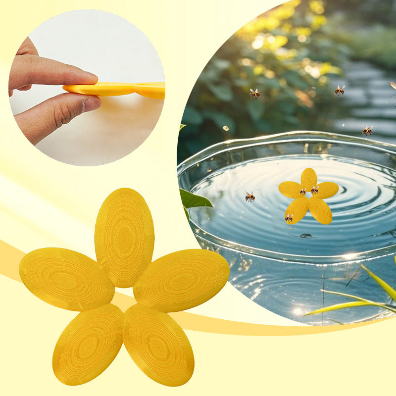 Insect Petal Shape Plastic Drinking Water Platform