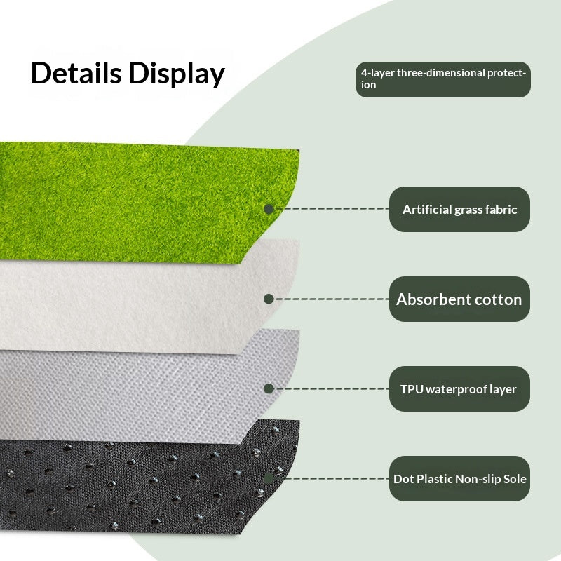 Breathable Absorbent Artificial Grass Pet Pad