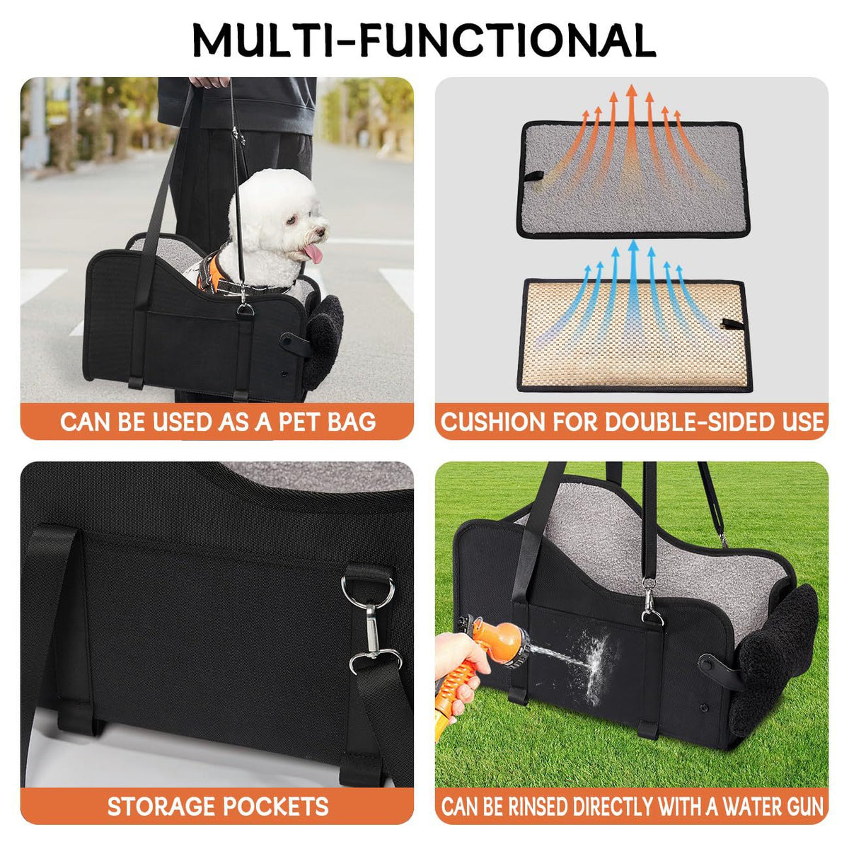 Small Dog Center Console Car Seat
