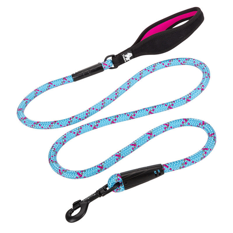 Pet Leash Adjustable Heavy Duty Neoprene Padded Handle Training Dog Walking Leash