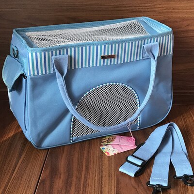 Pet Outing Bag Carrying Case Breathable Mesh Non-Deformation Teddy Backpack