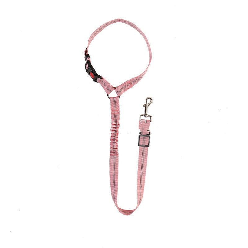 Pet Car Harness Elastic Reflective Leash