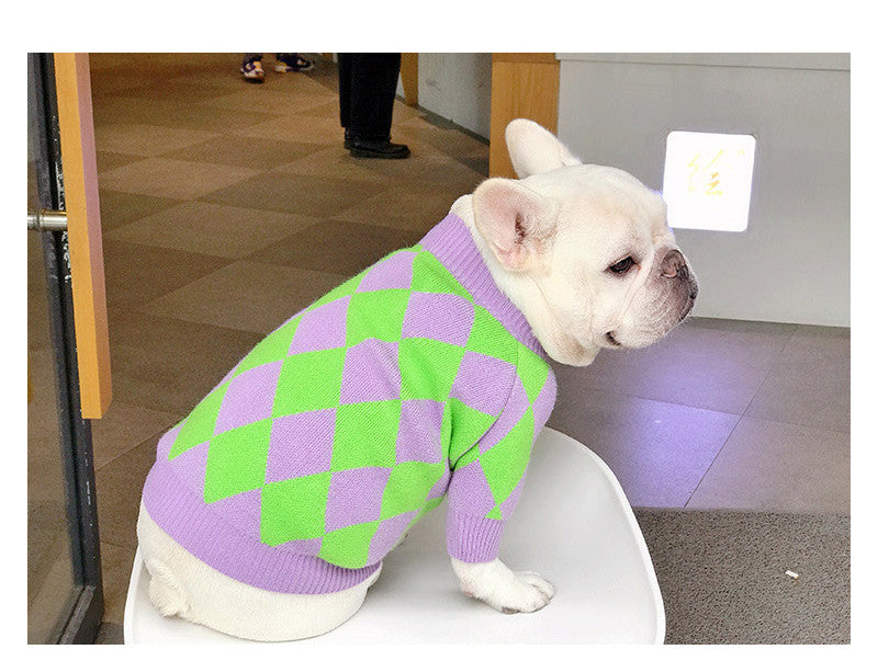 Plaid Dog Sweater