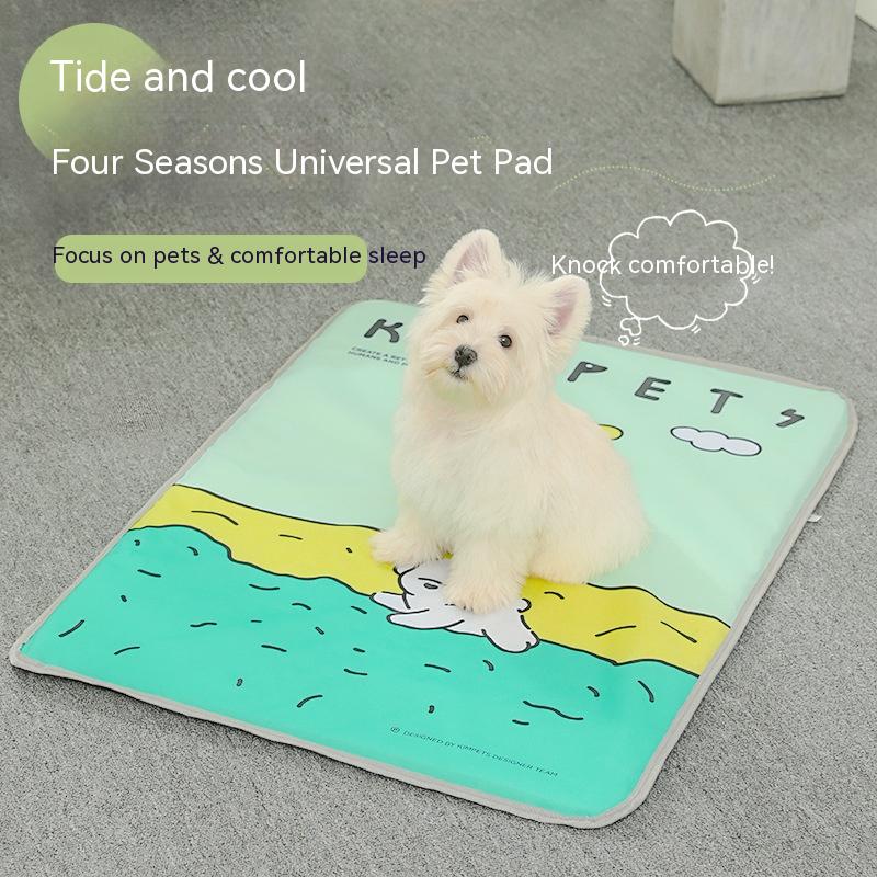 Pet Four Seasons Universal Dog Mat Oxford Cloth Fabric Heat Dissipation Breathable