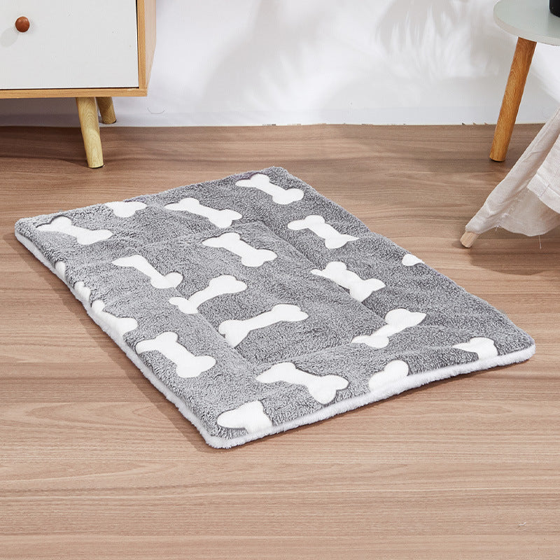 Warm Plush Dog Bed Mat