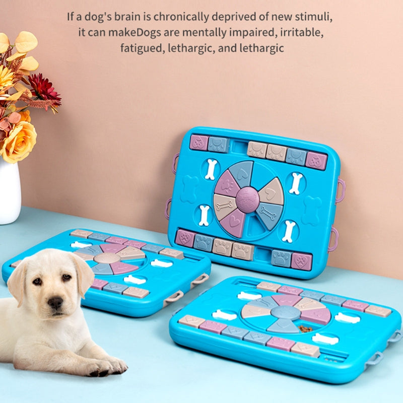 Interactive Dog Puzzle Feeder Toy