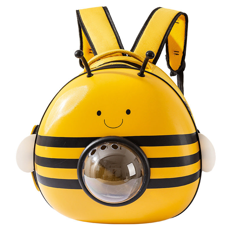 Three-Dimensional Bee Shoulder Breathable Space Capsule Pet Bag