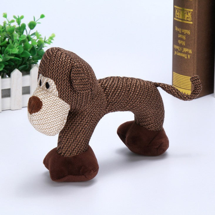 Wear-Resistant And Bite-Resistant Pet Sounding Plush Doll