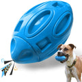 Rubber Squeaky Rugby Dog Toy