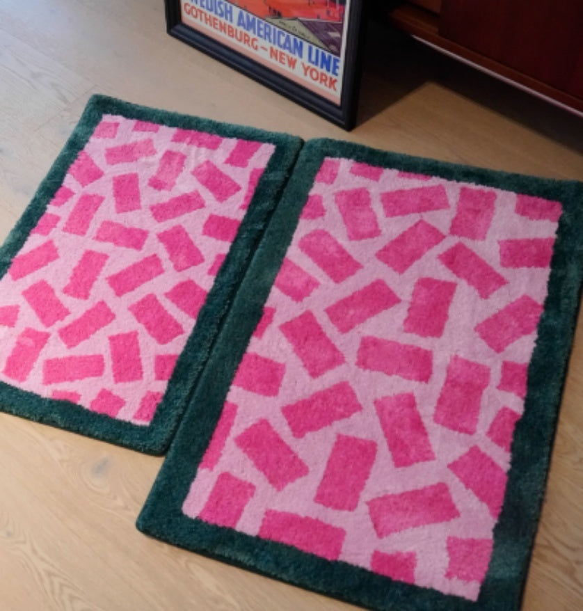 Color-Matching Square Tufted Household Carpet