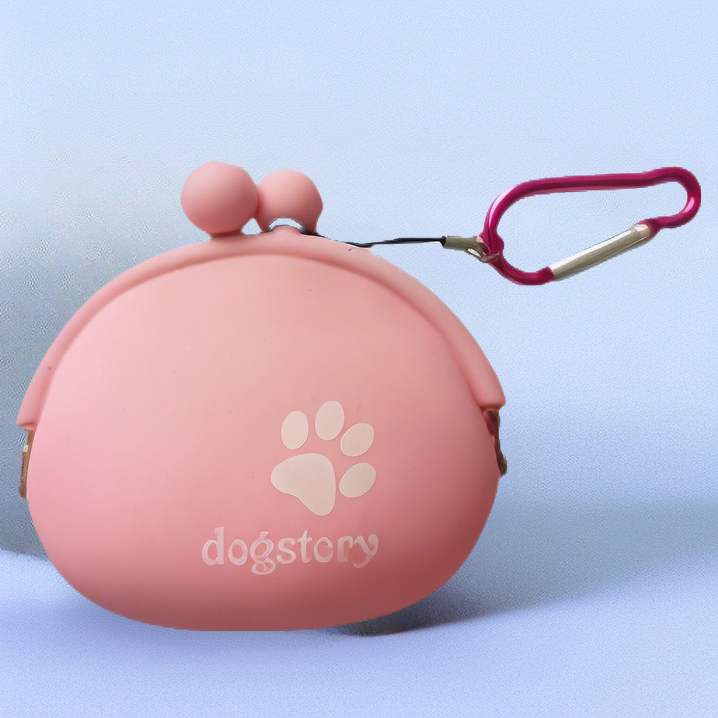 Solid Color Silicone Pet Snack Bag
