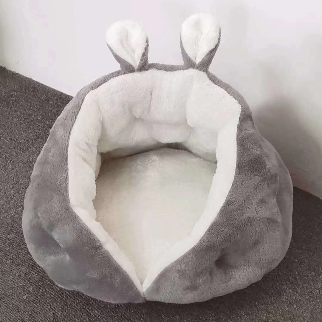 Semi-Closed Cathouse Doghouse Cartoon Nest Pet