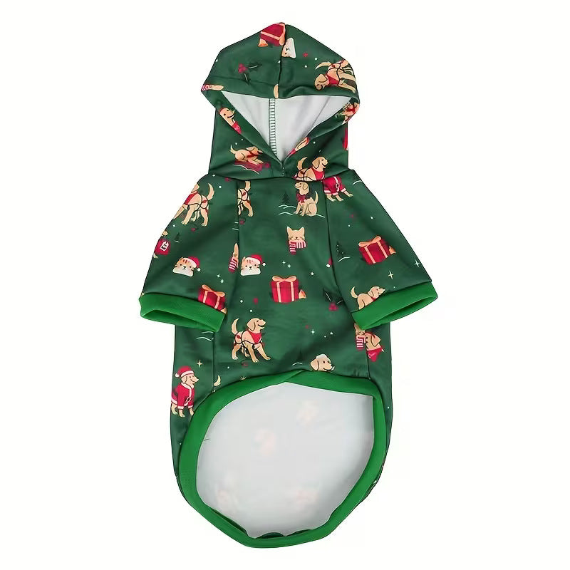 Festive Christmas Pet Hoodie