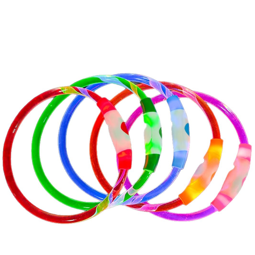 High-Transparency Fiber Optic Light-Emitting Rechargeable Led Pet Collar