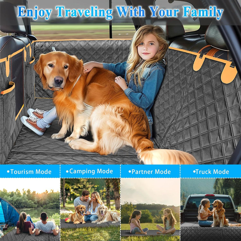 Hard Bottom Dog Back Seat Cover