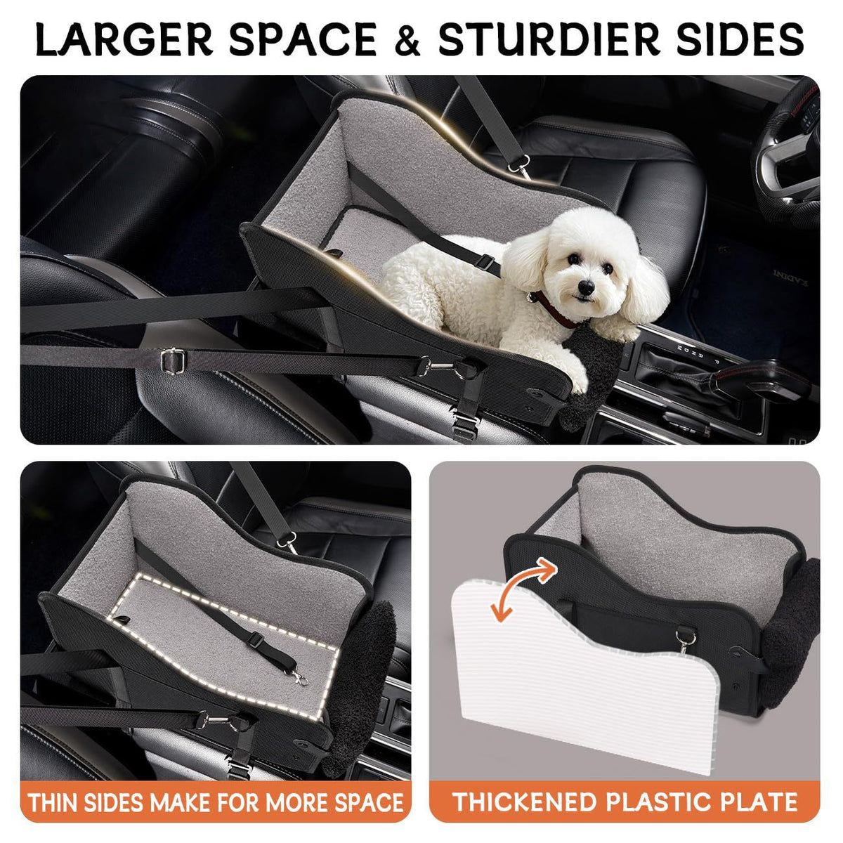 Small Dog Center Console Car Seat