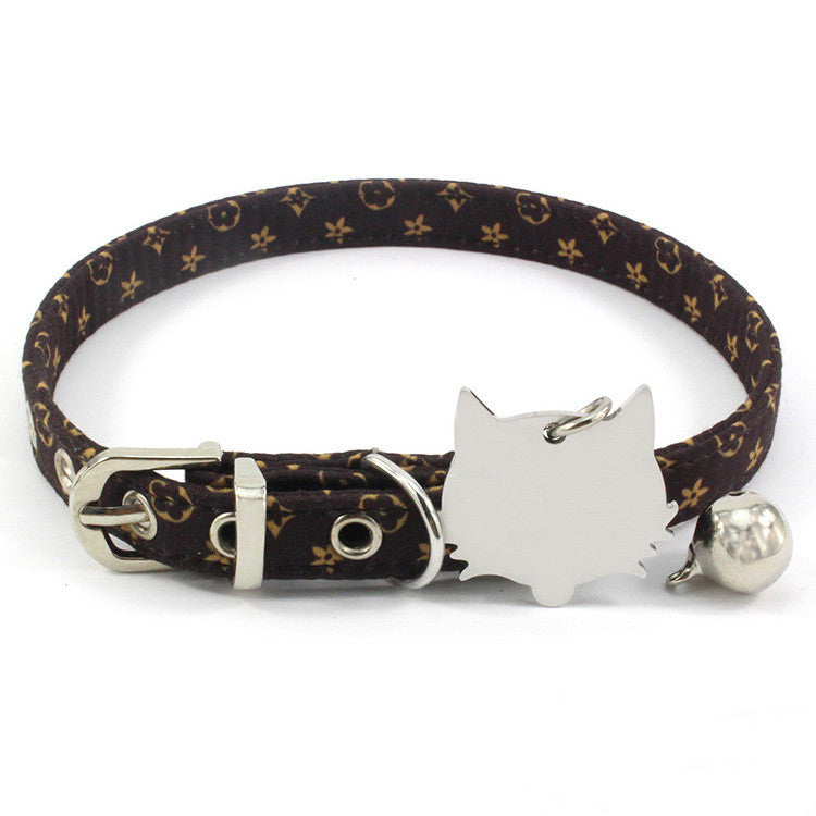 Double-Sided Laser Engraving Pet Collar Brass Bell
