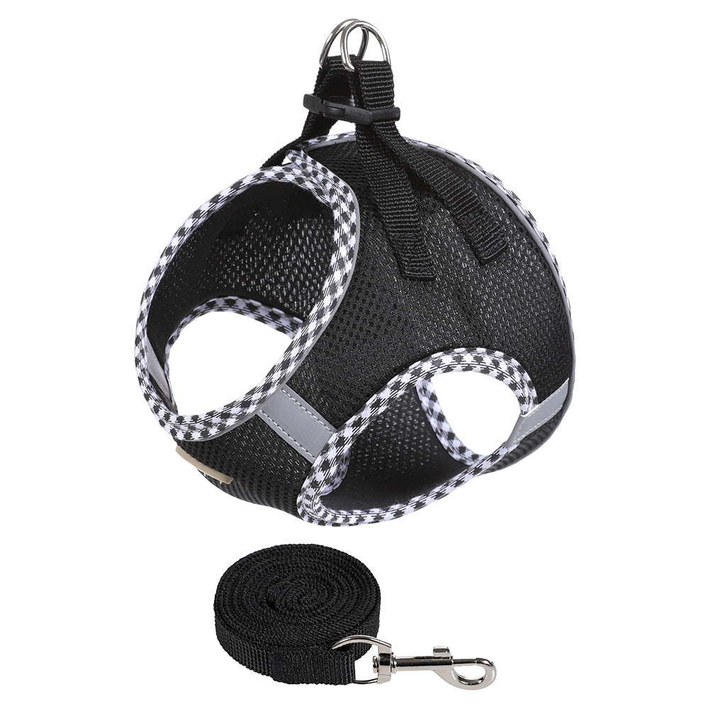 Wrap-Style Pet Harness And Leash