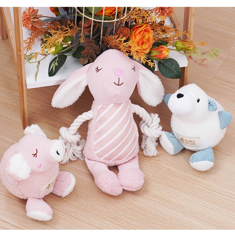 Plush Molar Bite-Resistant Dog Toy