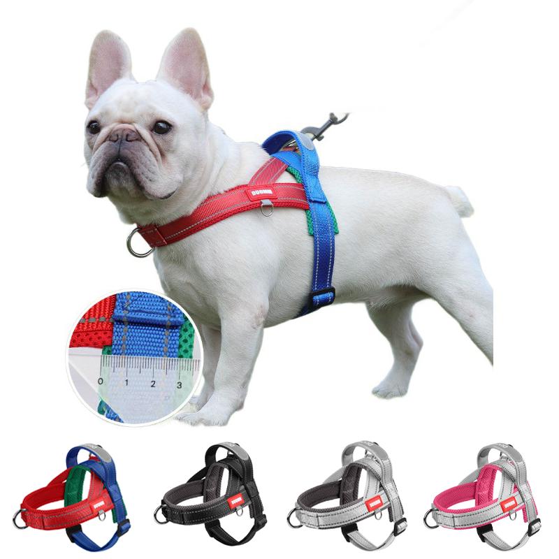 No Pull Reflective Dog Harness with Clips