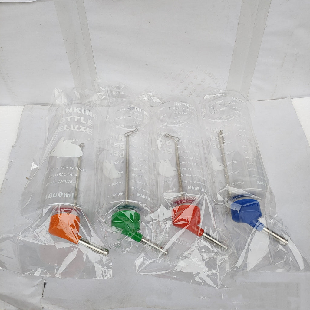 Pet Drinking Bowl Plastic Bottle Pet Large