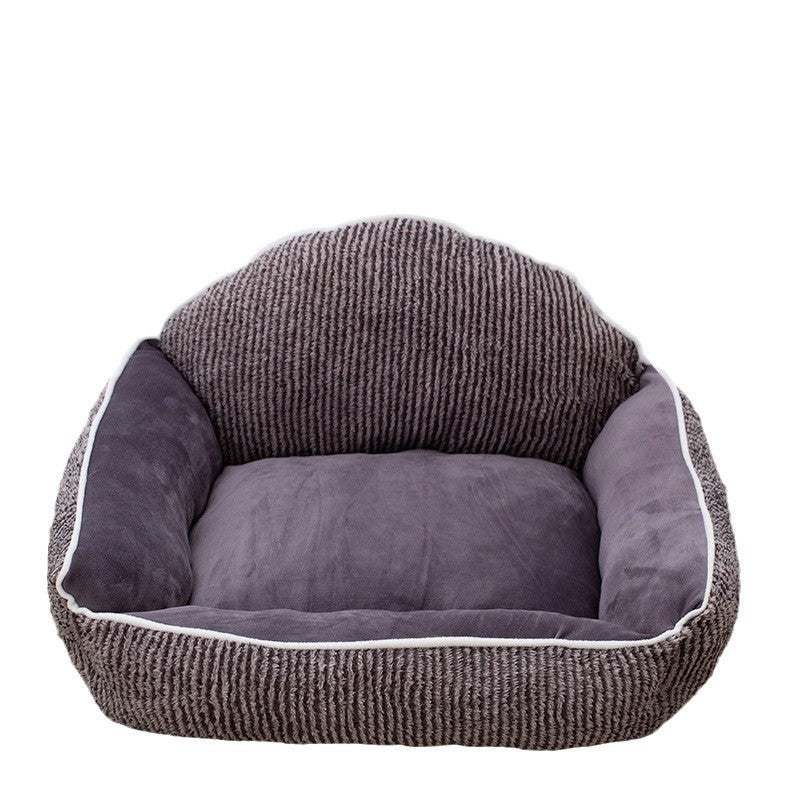 Short Plush Pet Sofa Cute Small And Medium Sized Kennel