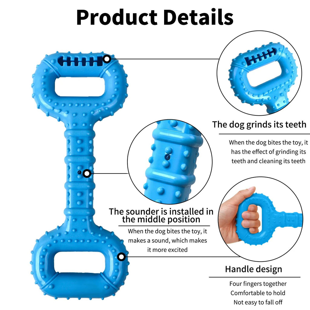 Aggressive Chewer Dog Bones With Pull Band