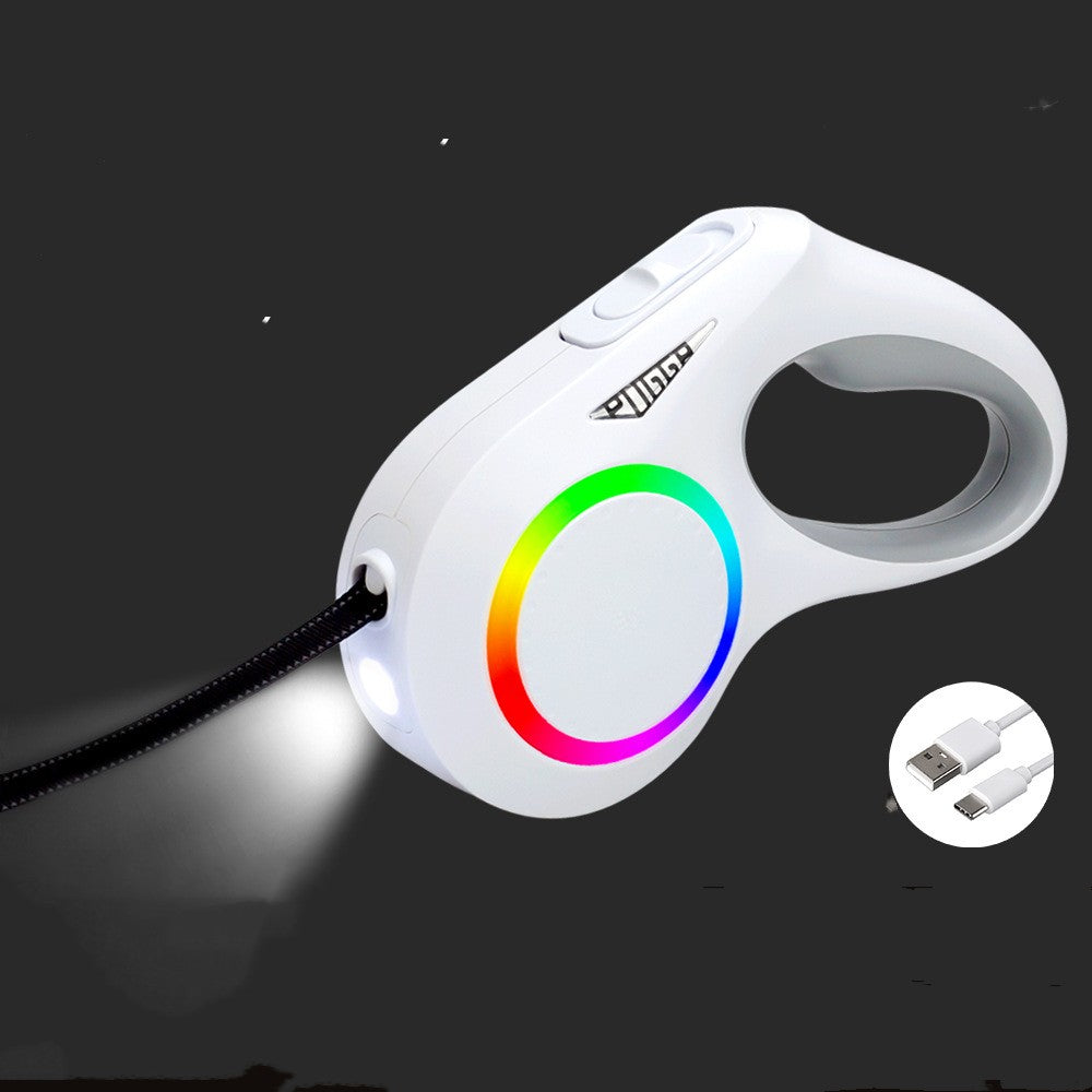 Automatic Telescopic Pet Leash With Lights