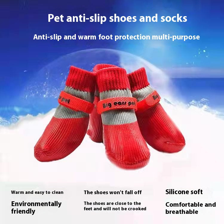 Soft Bottom Anti-Scratch Anti-Dirty Dog Shoe Covers