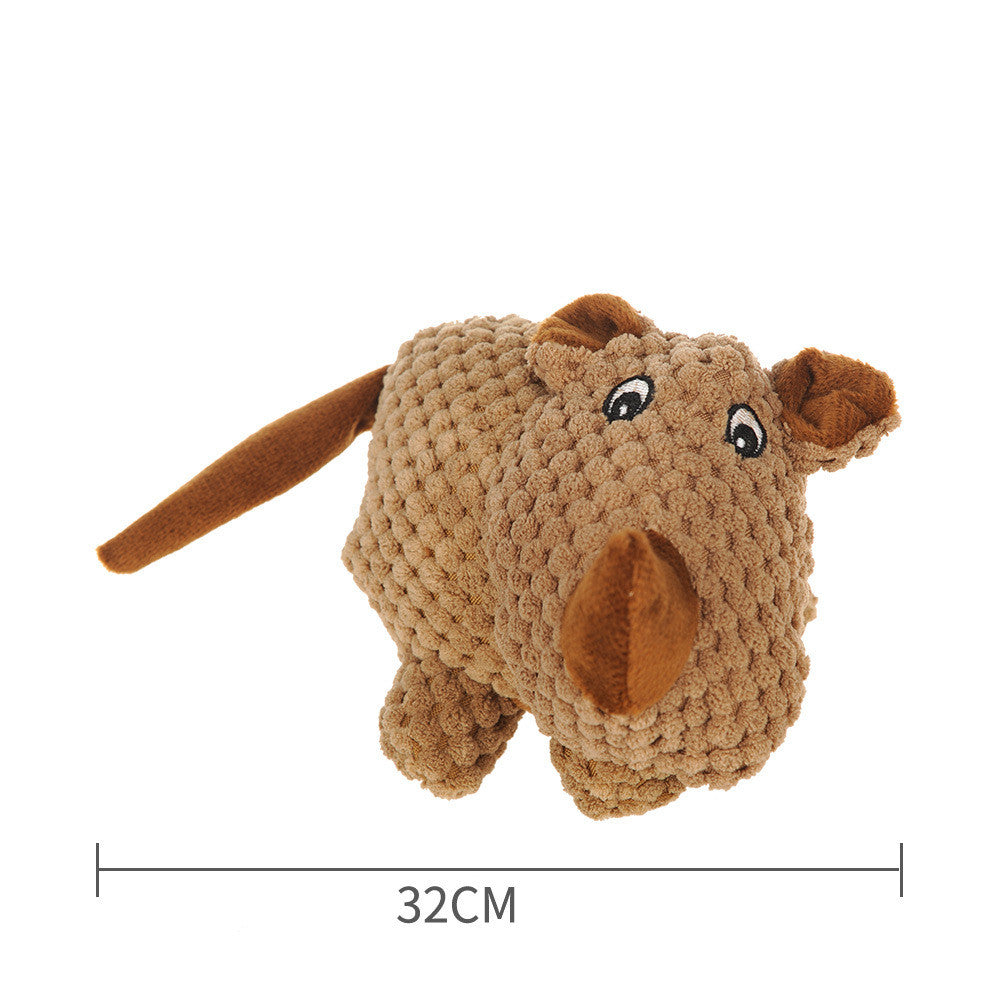 Plush Bite-Resistant Vocal Dog Toy