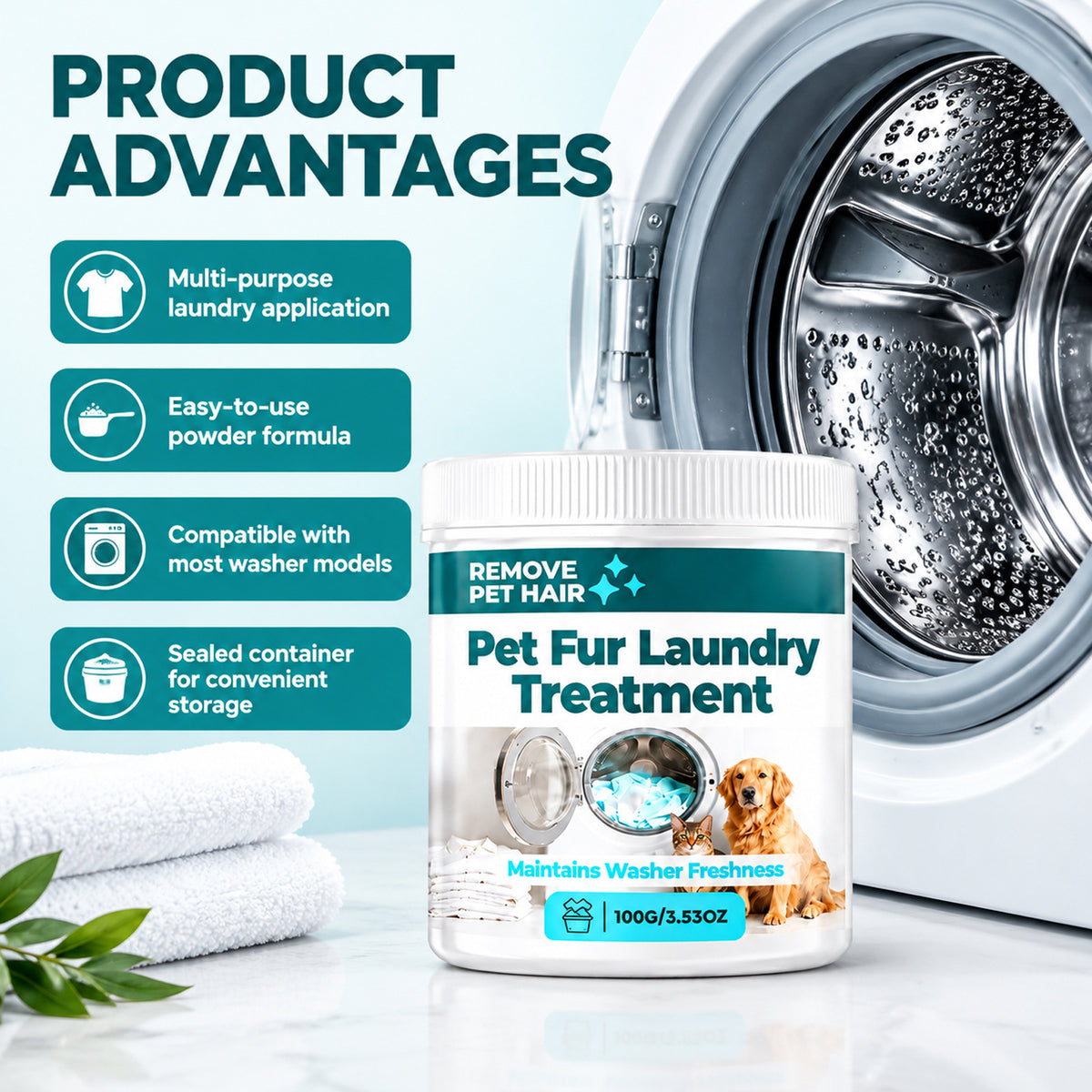 Pet Fur Laundry Treatment