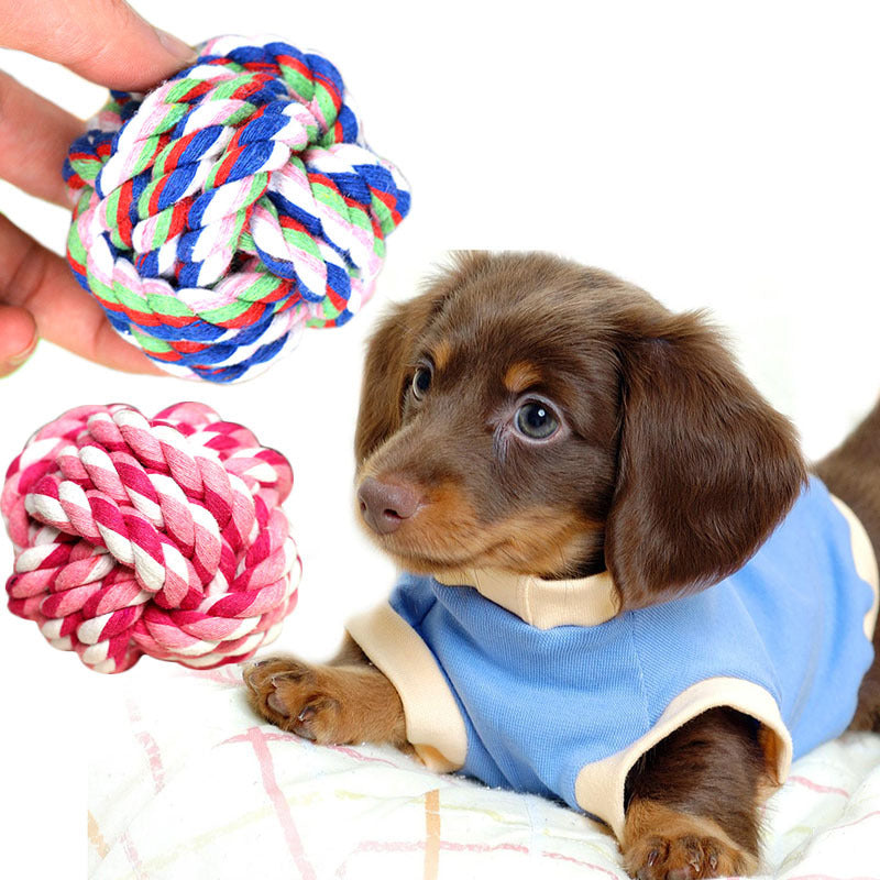 Cotton Rope Ball Dog Toy