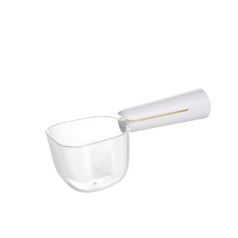 Transparent Pet Food Spoon With Scale