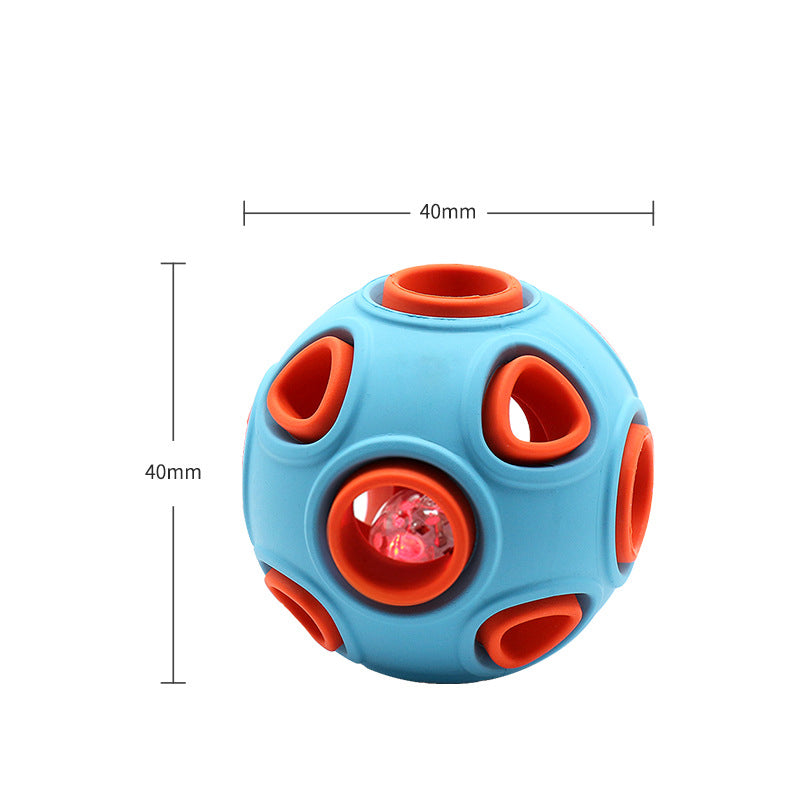 Light-Up Sounding Dog Toy Ball
